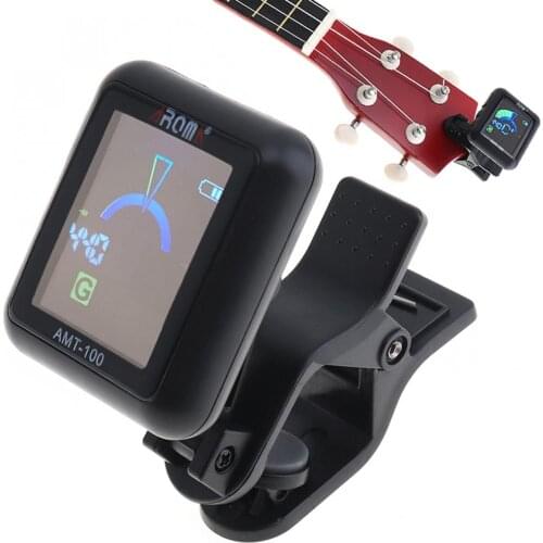 2 IN 1 Rechargeable Guitar Metronome Tuner Large Color Screen for Chromatic Guitar Bass Violin Ukulele Musical Instrument