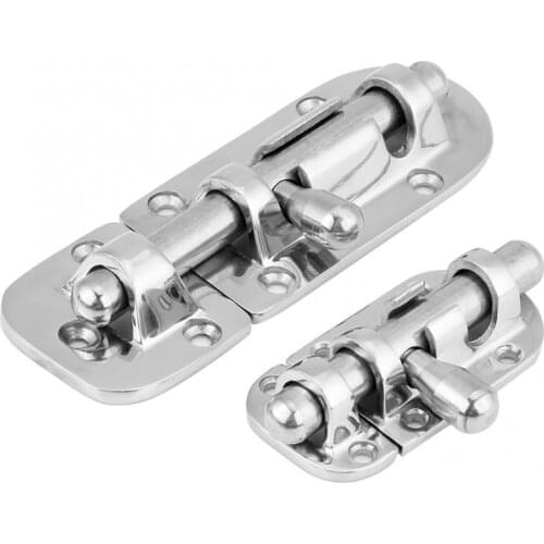 60/110mm Stainless Steel Marine Boat Door Window Lock Latch Slide Barrel Bolt Clasp Sliding Hasp Locks Push Pull Toggle Buckle