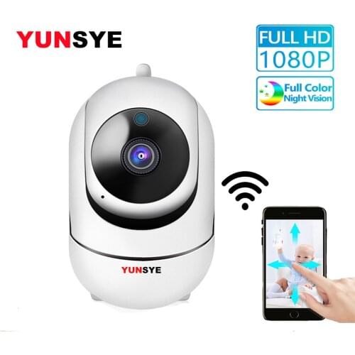YUNSYE 1080P HD Wireless IP Camera Wifi IP CCTV Camera Wifi Mini Network Video Surveillance Automatic Tracking Camera p2p 360Eye