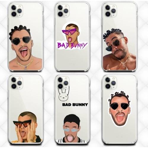 Yo Perreo Sola Bad Bunny Maluma Phone Case Transparent Case For Iphone 6 6s 7 8 Plus XR X XS XSmax 11 12 Pro Mini Max