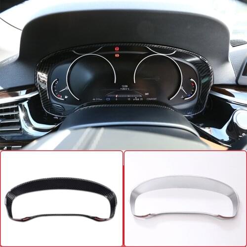 For BMW 5 Series G30 2018-2021ABS Chrome Car Dashboard Decoration Frame Dial Ring Trim Interior Modification Sticker Accessories