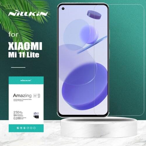 For Xiaomi Mi 11 Lite 5G Glass Nillkin H+ Pro Ultra-Thin Tempered Glass Screen Protector for Xiaomi Mi11 Mi 11 Lite 4G HD Glass