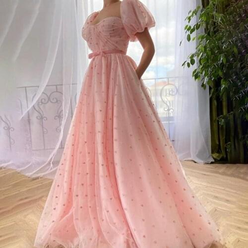 Pink Elegant Graduation Dresses Tulle Pleat Sweetheart Sleeveless Zipper Ball Gowns Noiva Do 2021 New Party