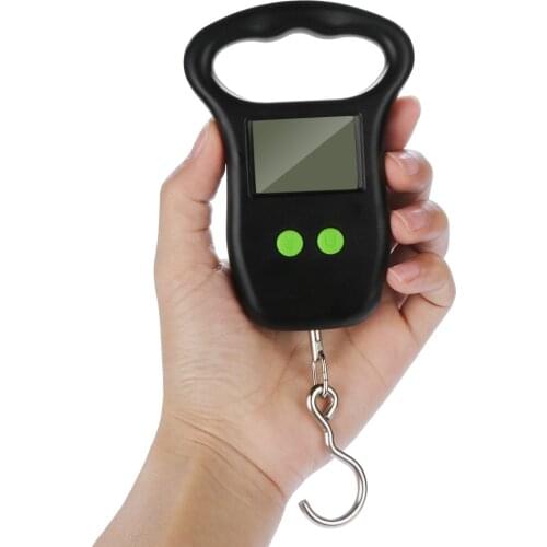 50kg x 10g Digital Scale for Luggage Travel Weighting Steelyard Hanging Electronic Hook Mini Scale Kitchen Weight Tool 20JAN19