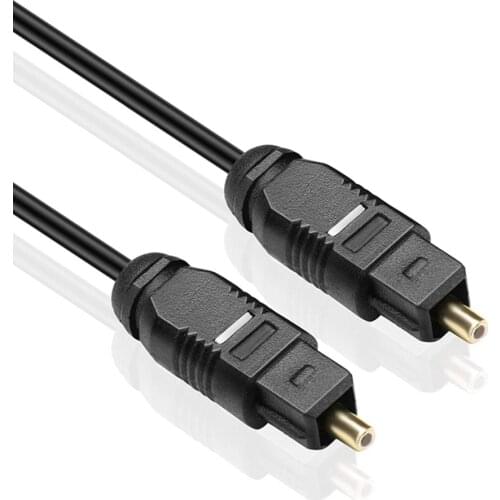 Hot OD 2.2 Gold Plated Digital Audio Optical Fiber Cable Toslink SPDIF Cord PVC For DVD VCR Player HI-FI Speake