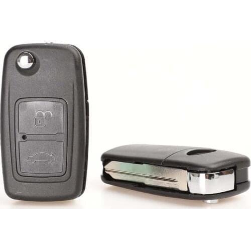 Kutery 2 Buttons Replacement Remote Car Key Shell Case Fob For Chery A5 Fulwin Tiggo E5 A1 Cowin Easter