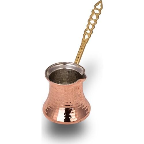 Handmade Copper Coffee Pot 3-4 Persons,TURKISH CEZVE