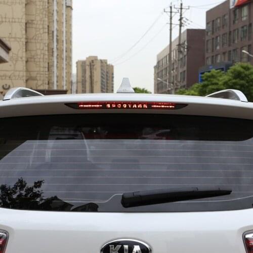 Stainless steel Rear Trunk Door Handle Cover Tail Gate Trim High brake light patch brake trim strip for Kia Sportag 2018