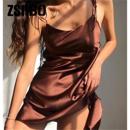 Neon satin lace up bodycon long midi dress sleeveless backless elegant party outfits sexy club clothes summer womens dress 2021