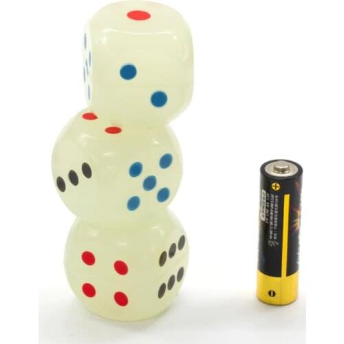 No. 45 bouncy rubber ball glow-in-the-dark dice bouncing ball club relief fun gift luminous toy