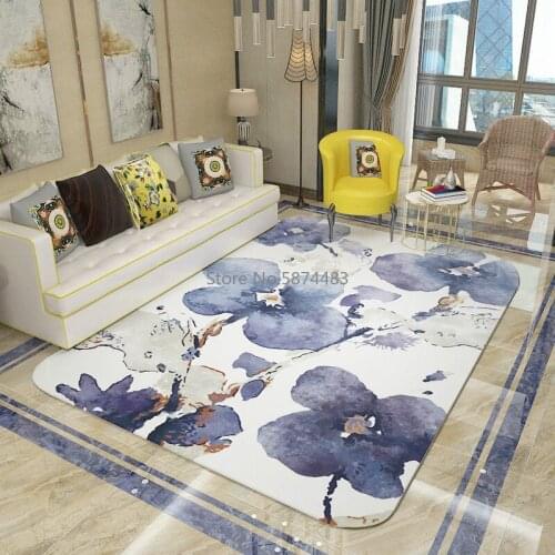 Nordic Carpet Simple Modern Abstract Living Room Bedroom Bay Window Leisure Household Blanket Non-slip Mat