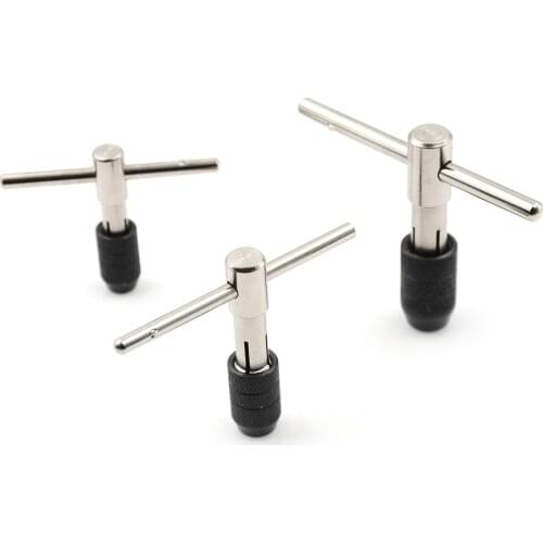 New T Type Machine Hand Tap Wrench Screw Thread Taps Reamer M3-M6/M5-M8/M6-M12 Screw Tap Holder Hand Tool