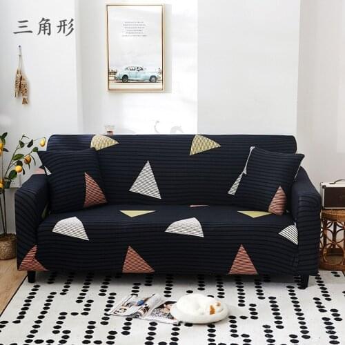 Red Pattern Single Sofa Cover Cotton Stretch Elastic Sofa Covers for living Room Copridivano Slipcover for Armchairs couch cover