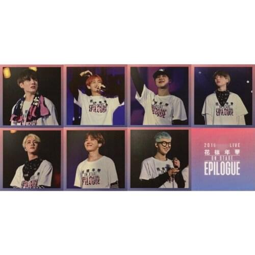 South Korean Groups KPOP Bangtan Boys Poster Photocard Young Forever around Mini Card The same homemade card photo card