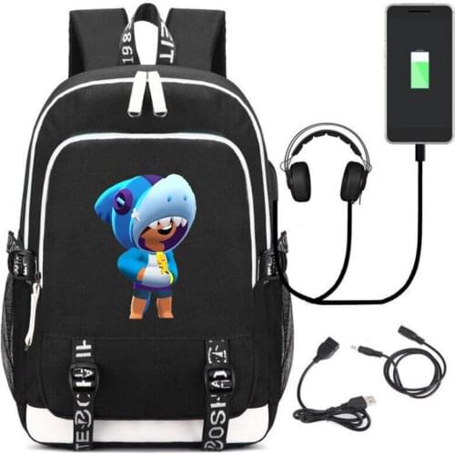 BPZMD Anime Game Character Leon Backpack Men Women Travel Laptop Shoulder Bag Kids Teens School Bags Bookbag for Gift