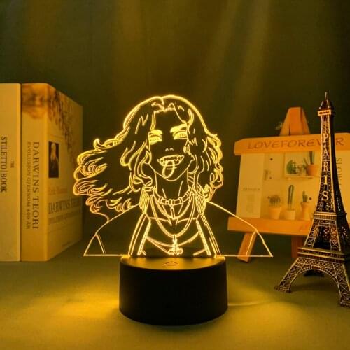 Anime Tokyo Revengers Baji LED Night Light for Child Bedroom Decoration Birthday Gift Room Desk Manga 3d Lamp Tokyo Revengers