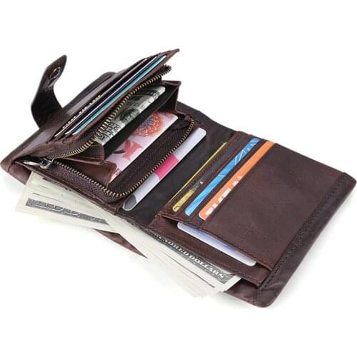 THREEPEAS Men Leather Card Holders For Men 2021 Bags