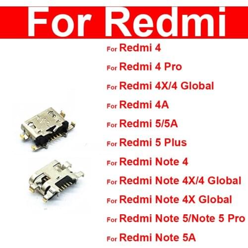 USB Charging Plug Port For Xiaomi Redmi Note 4 Global 4X Pro 4A 5 Plus 5A Prime USB Connector Sync Date Charger Dock Flex Cable