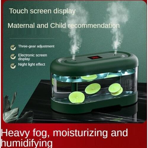 2L Air Humidifier Ultrasonic Diffuser Aromatherapy Essential Oil Spray Large Volume Nebulizer Wireless Household USB Fogger