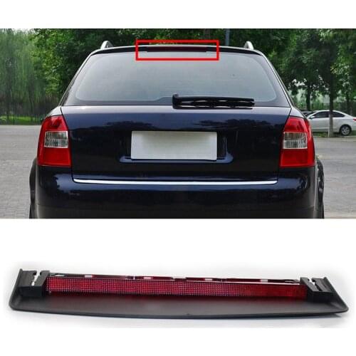 1pcs High-position Brake Light Auto Stop Lamp Smoked Lens Additional Brake Lights Assembly for Audi A4 A4L B8 2009-2016