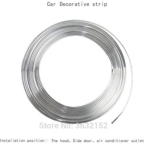 3M U Style Car Styling Interior Decoration Strips Air Conditioning Outlet For Skoda octavia fabia yeti rapia superb a