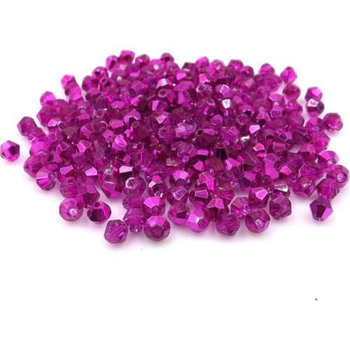 #5301 3mm 500pcs Glass Crystals Beads Bicone Faceted Bead loose Spacer Beads DIY Jewelry Making-[Roast color]#237
