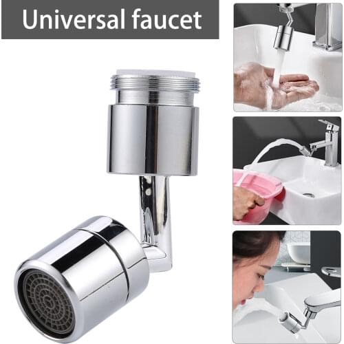 720 Rotatable Filter Faucet Universal Water Saving Nozzle Sprayer Movable Tap Head with 4-Layer Net Filter for Kitchen Sink