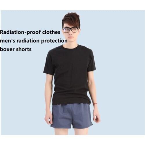 Ajiacn eletromagnetic radiation protection mens boxer shorts ,radiation-proof shorts underpants workwear for spring/summer