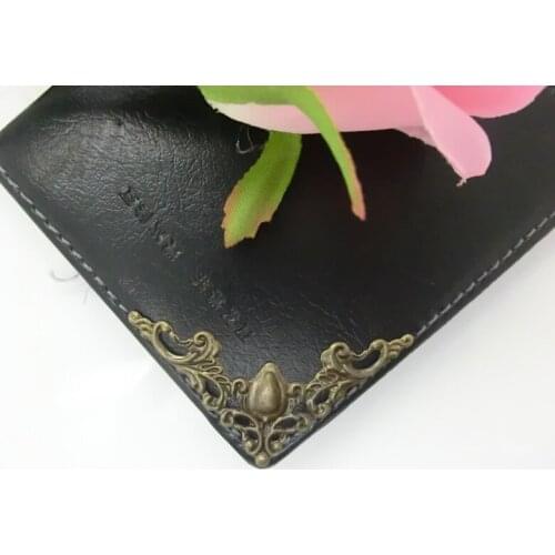 Free Shipping-Wholesale Photo Album Angle Pressure Angle Corner Protector Protects Bronze Color Metal Bag Edge Angle 4.1cm J0011