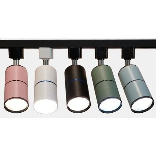 COB LED Track Light Lamp 7W 12W AC85-265V Track Lighting Fixtures Spotlights Ceiling Lightsfor Store Mall Exhibition free shipp