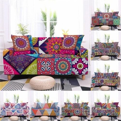 1/2/3/4 Seat Sofa Cover All-inclusive Elastic Integrated Sofa Cushion Home Fabric Milk Silk Sofa Cover