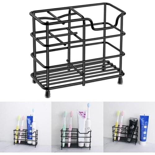 Toothbrush Holder Rust and Slip Resistant Durable Stainless Steel Open Design for No Buildup Bathroom Accessories PI669