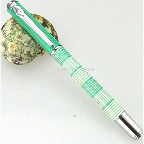 Duke Popular Scotland Pattern Extra Fine Nib Fashion Fountain Pen Green Color Gift Fountain Pens