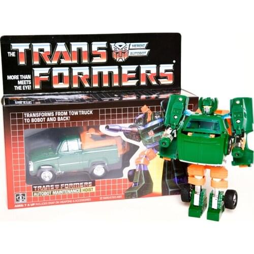 The Transformers Generation 1 Classic Reissue Version Autobot Hoist Action Figure Deformable Collection Toys Gift