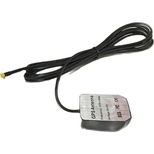 GPS active antenna MMCX Right Angle 3M cable for Car GPS Navigation #1