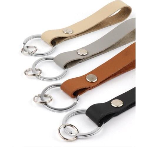 Handmade Leather Vintage Keychain Casual Leather Strap Lanyard Key Chain Waist Wallet KeyChains Car Keyring Keyholder Jewelry