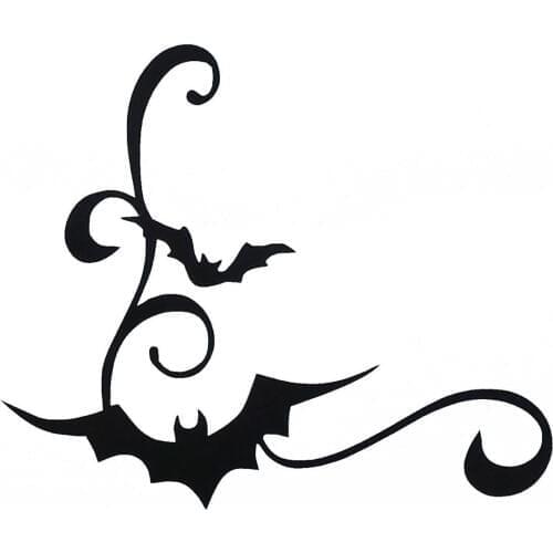 Happy Halloween Bats Wall Stickers Self Adhesive Art Wallpaper For Babys Rooms Vinyl Mural Decal