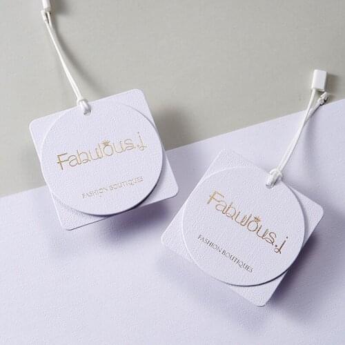 2021610 NEW Free design Your Logo Custom Clothing Labels Clothing Tags Customized Hang Tags Custom Price Tag Thank You