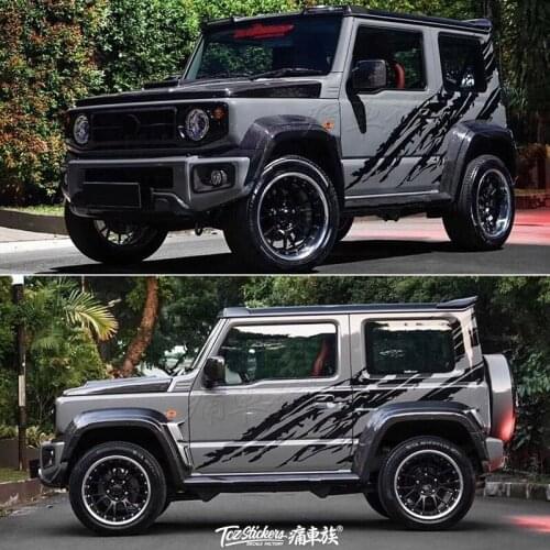 For new Jimny car stickers pull flower decoration modified body car sticker painting film