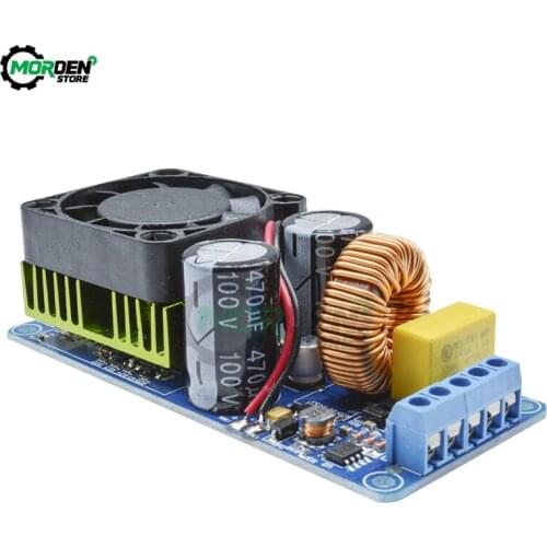 IRS2092S DC 58V-70V 500W Mono Channel Digital Amplifier Class D HIFI Power Amp Board Digital Single Amplifier Module 20Hz-20KHz