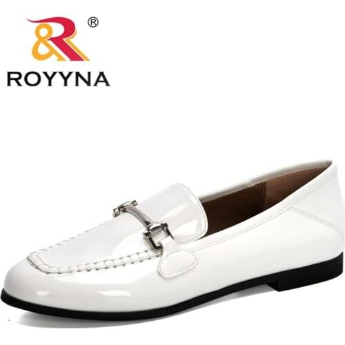 ROYYNA 2020 New Arrival Buckle Pumps Woman Slip On Round Toe Chunky Heels Shoes Feminimo Fashion Ladies Dress Office Shoes Comfy