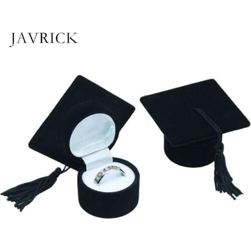 Bachelors Hat Jewelry Box Storage Case Ring Holder for Graduation Ceremony Jewellery Showing Stand Jewelry Organizer