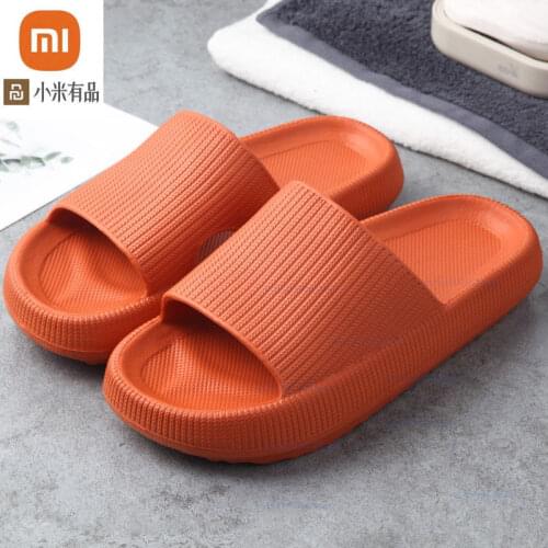 Xiaomi Couples Slippers Summer Fashion Beach Shoes Soft Thick Bottom Slipper Men Women Home Floor Bathroom Anti-slip Flip Flop
