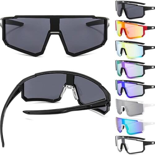 Sports Men Sunglasses MTB Road Bicycle Glasses Mountain Cycling Riding Protection Goggles Eyewear UV400 Bike Sun Glasses 2021