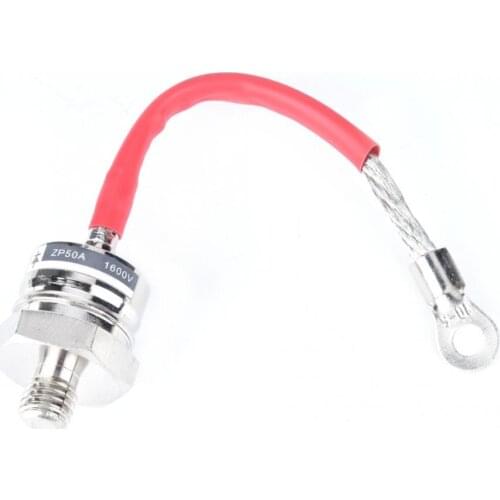 Led Chip ZP50A 1600V Spiral Type Rectifying Rectifier Diode 12mm Male Thread Diodes High Power LED Lamp Bead Fits Better