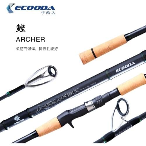 ECOODA ARCHER EAJ Lure Fishing Rod 2.4m 2.7m 15kg Drag Power Line WT 20-40lb Lure WT 80g Spinning Casting Fishing Rod Saltwater