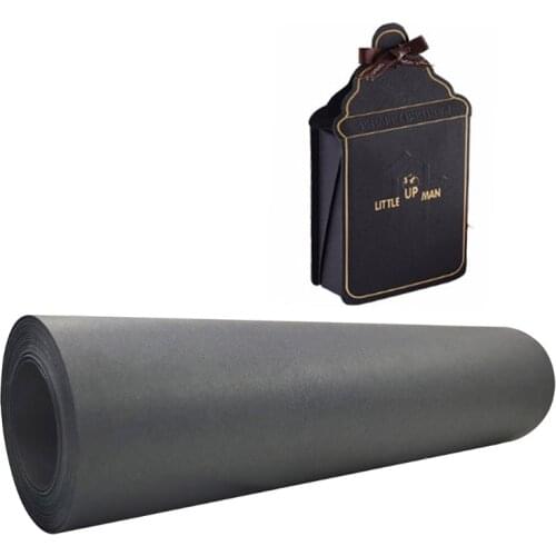 Black Flower Packaging Paper Floral Bouquet Gift Present Bag Wrapping Kraft Paper DIY Flowers Decoration