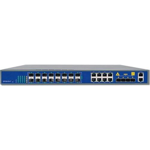 Factory supply 16 Ports EPON OLT 12* Uplink Port Including 4*10GE and 4*Copper 10/100/1000M Auto-negotiation and SNMP