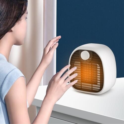 1000W ABS Winter Warmer Machine Household Electric Heaters Office Desktop PTC Ceramic Heater Stove Radiator 18x15x10cm