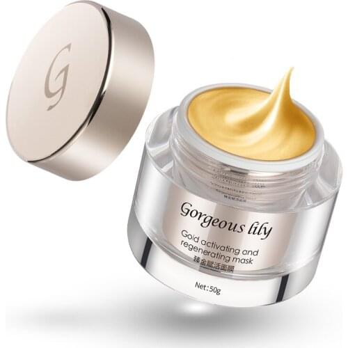 24K Gold Collagen organic wrinkle Firming Gold Activating and Regenerating Mask